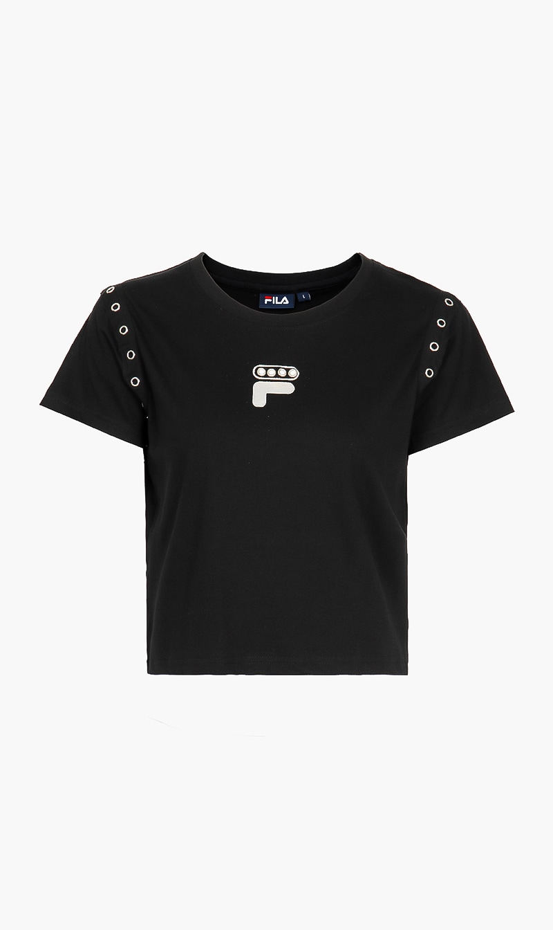 

Fila Black Thar Cropped Tee for Women | The Deal Outlet