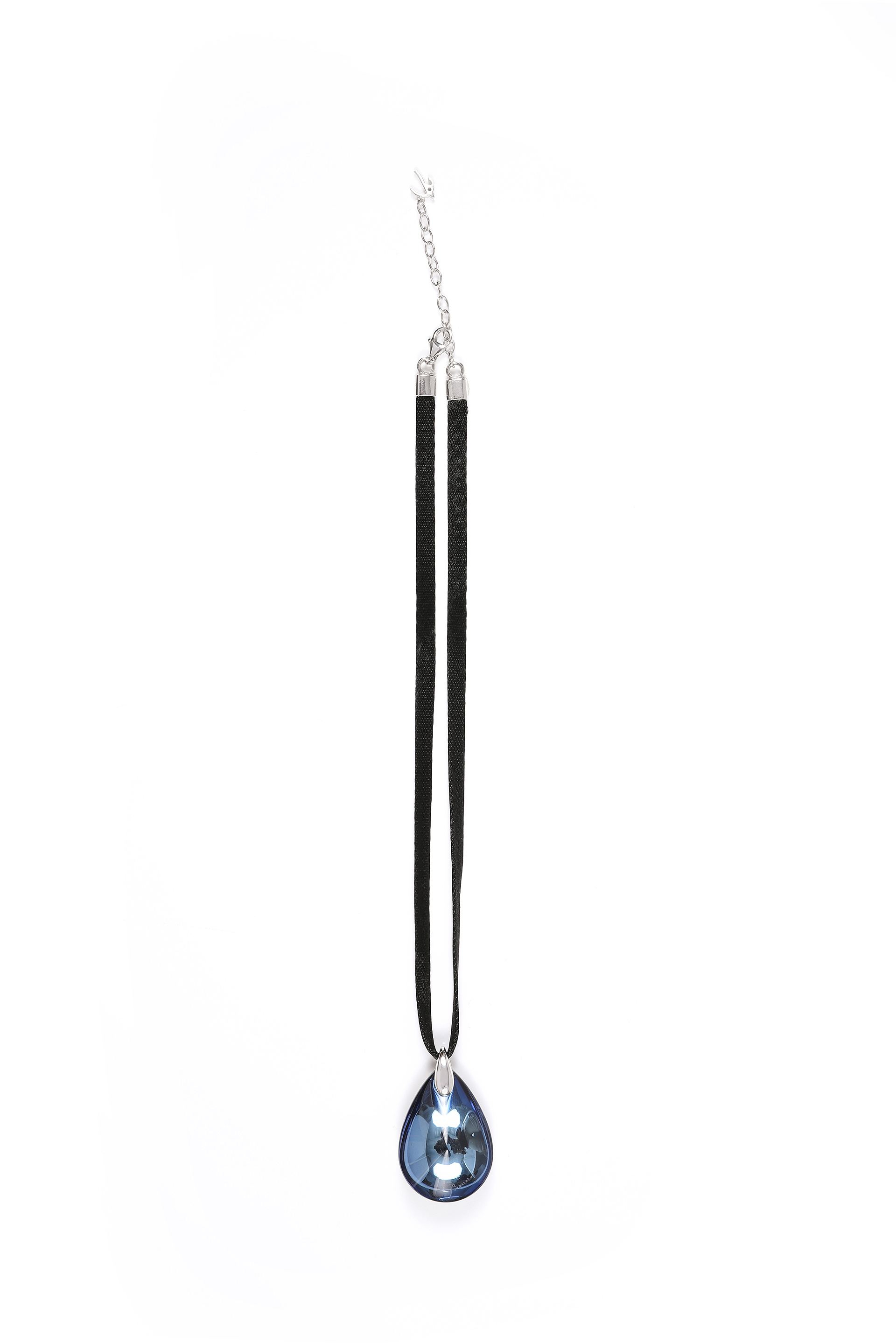 

Baccarat Psydelic Riviera Blue Crystal Tear Drop Pendant