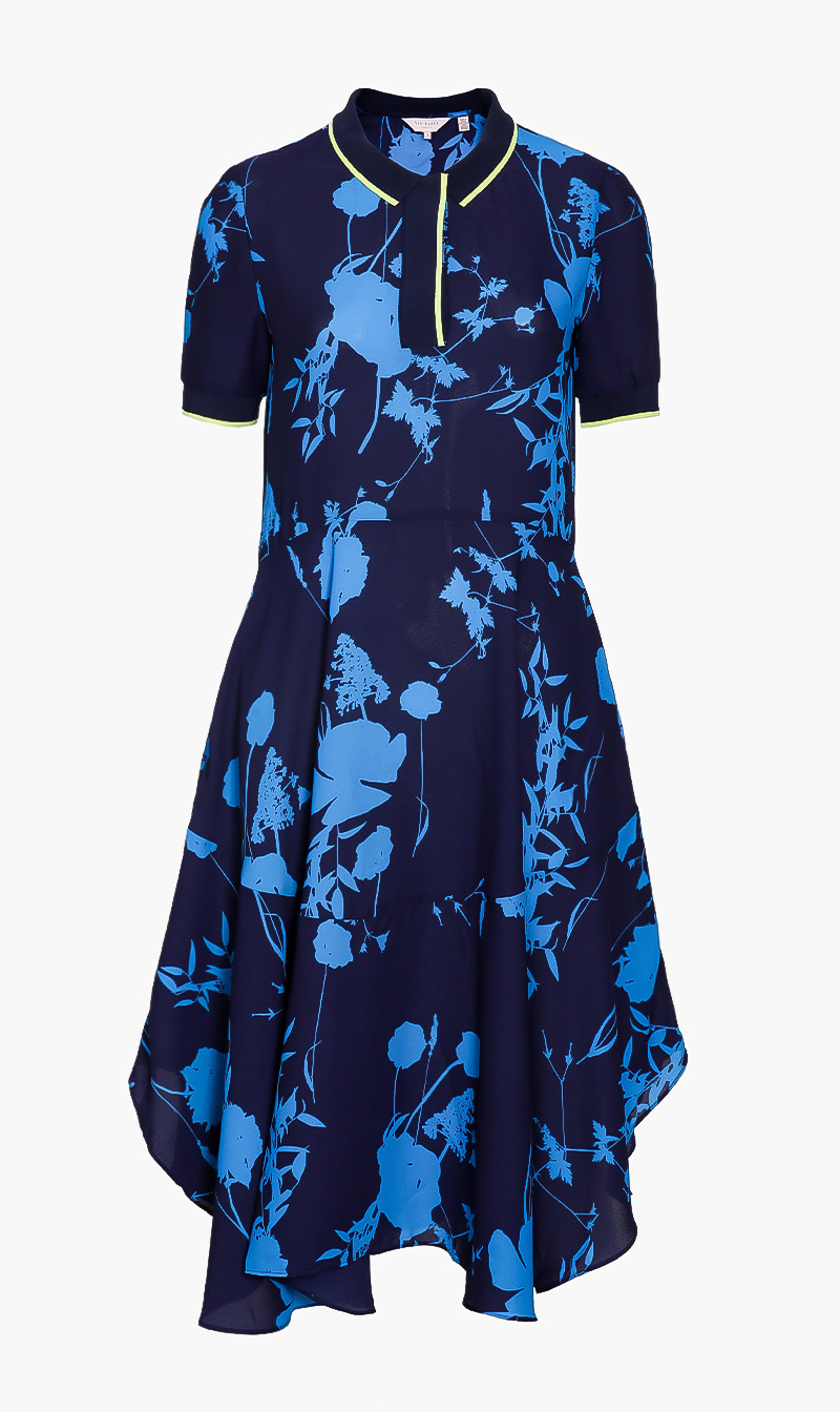 

Ted Baker Bluebell Collared Midi Dress