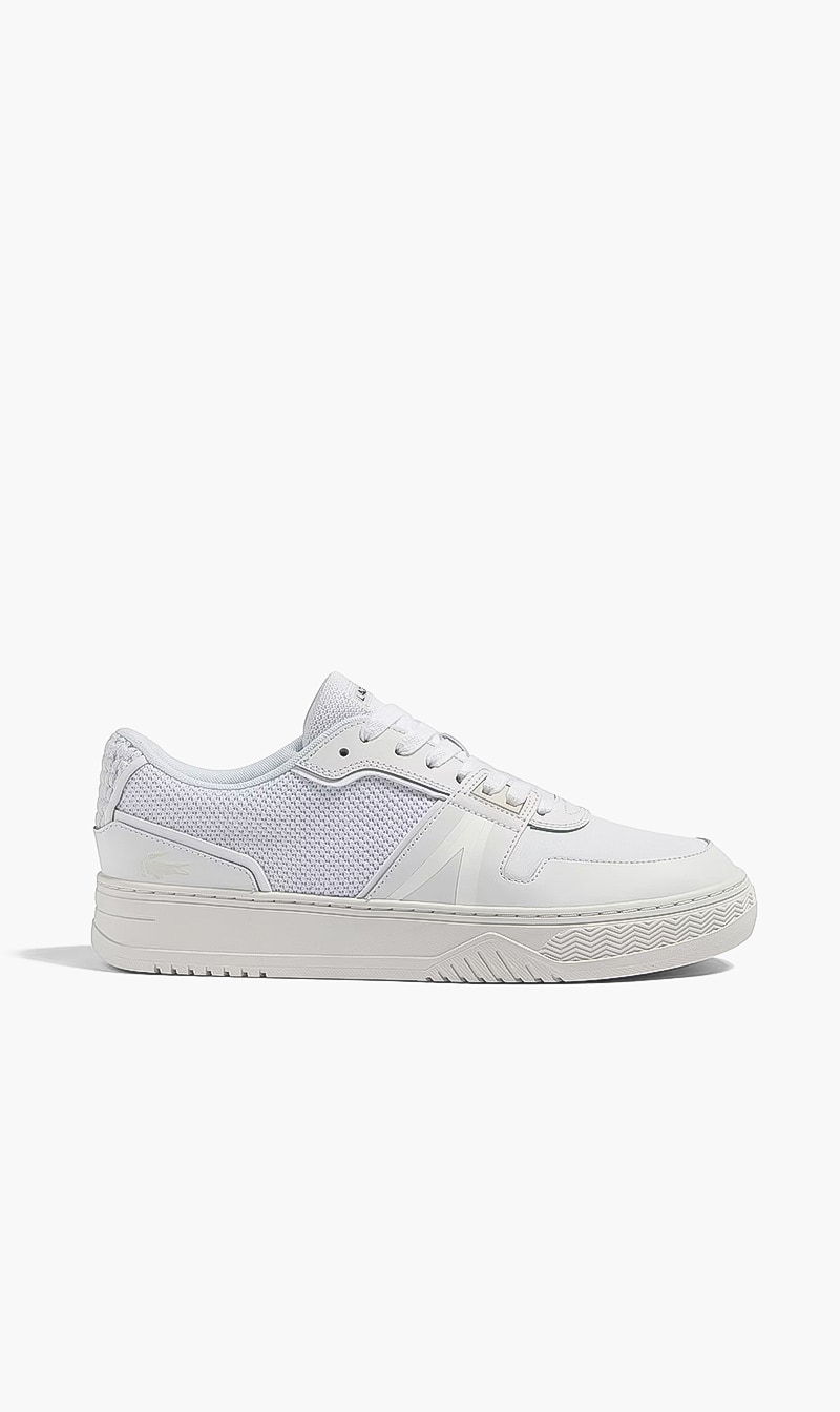 

Lacoste White Textile Lace Sneakers for Men | The Deal Outlet