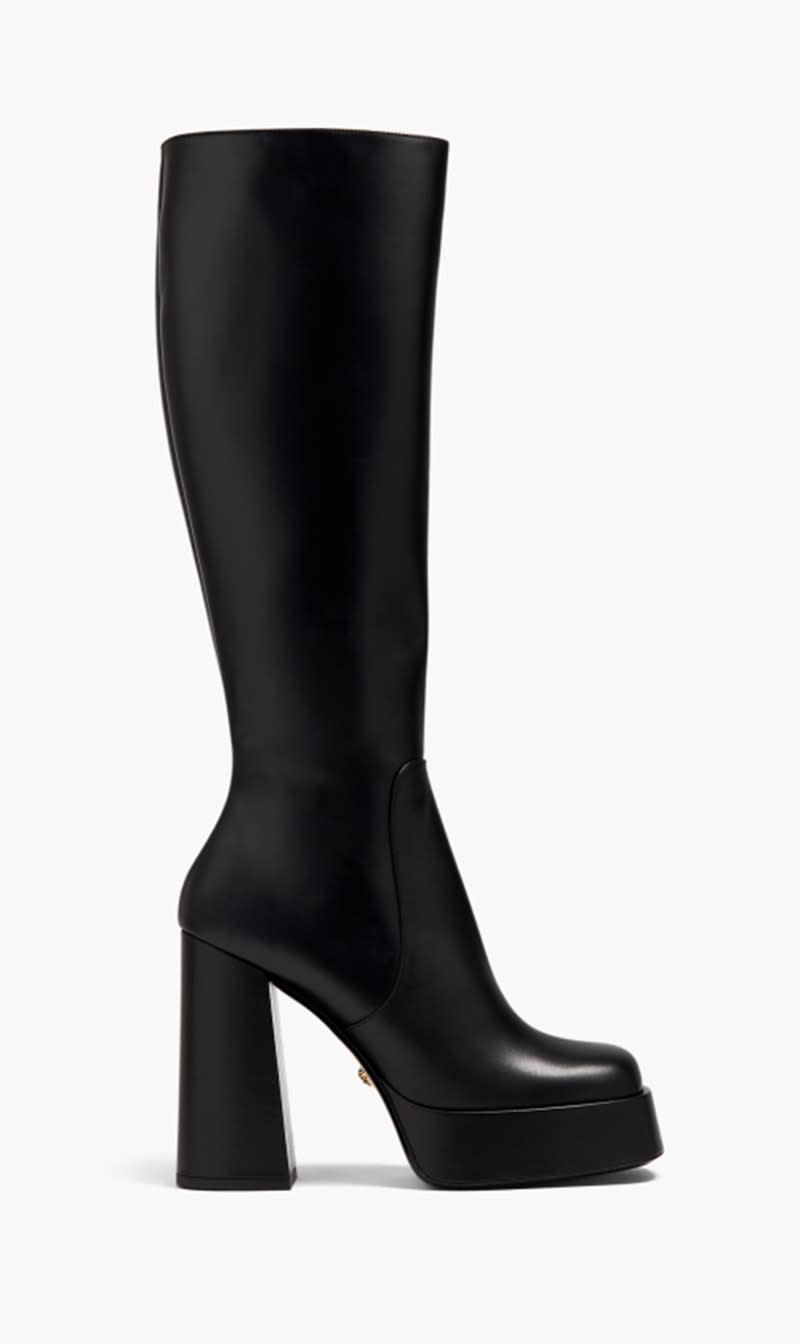 

Versace Black Boots T.120 Calf Leather for Women | The Deal Outlet