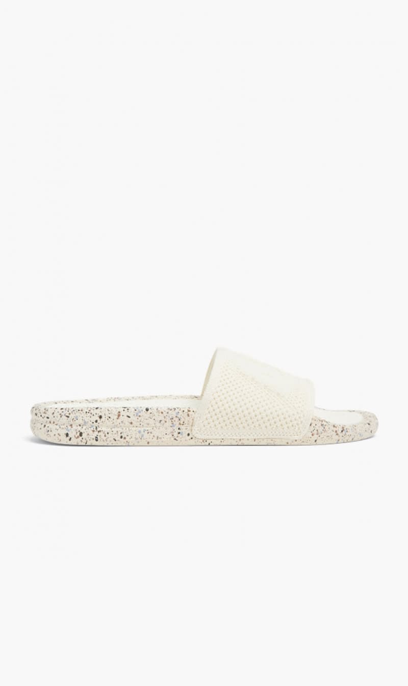 

Athletic Propulsion Labs White Big Logo Slide for Women | The Deal Outlet