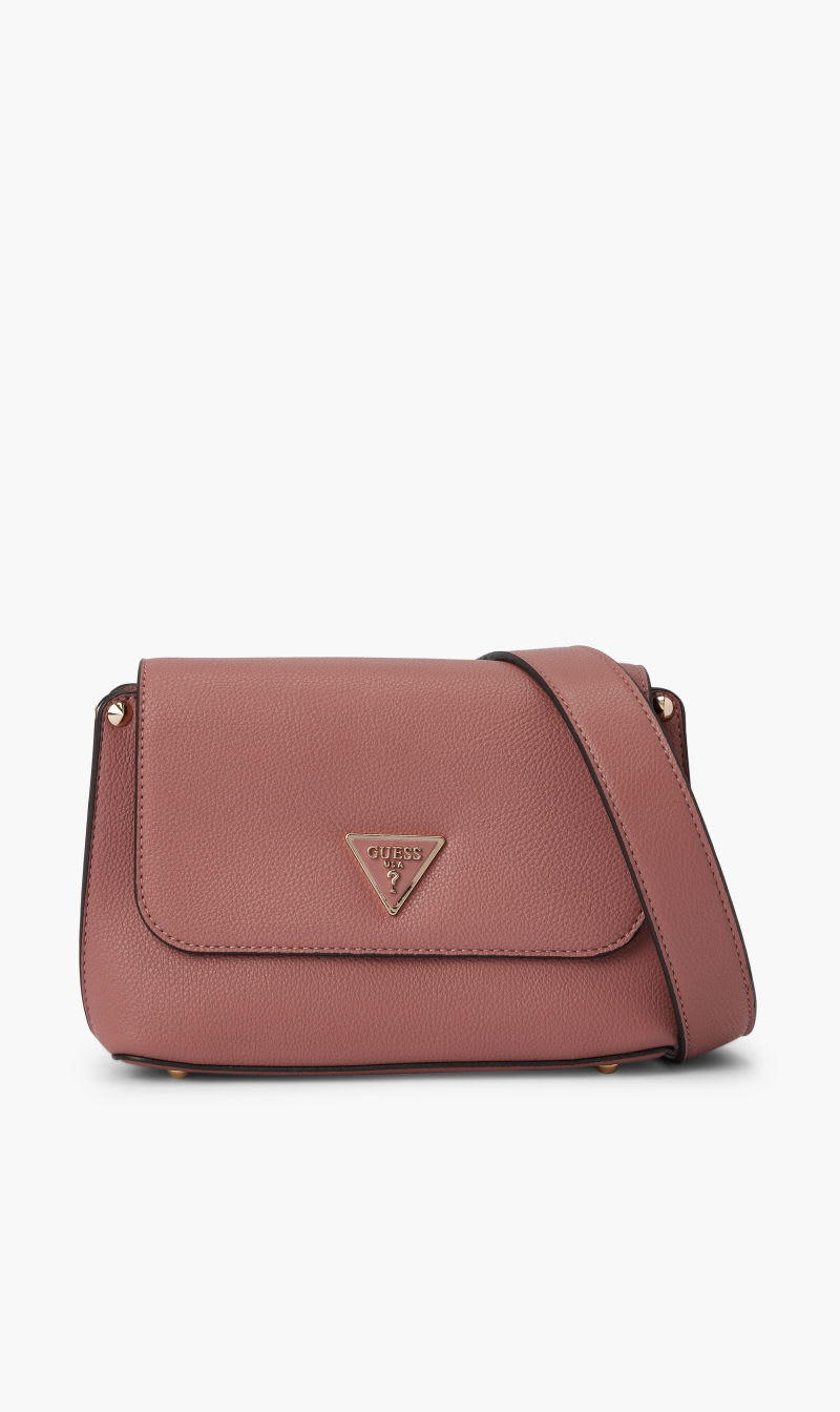 

Guess Pink Meridian Flap Shoulder Bag for Women | The Deal Outlet