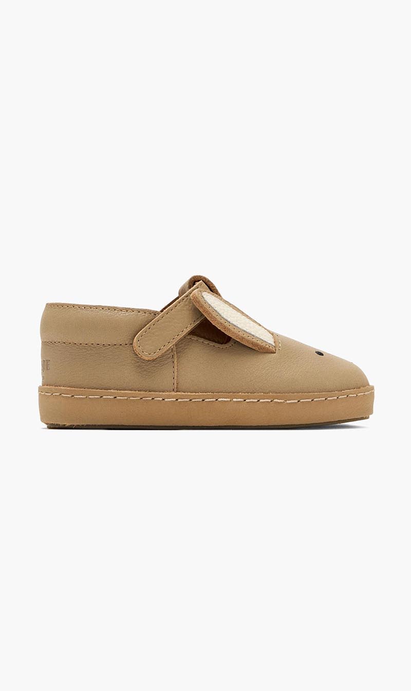 Donsje Brown Xan Classic Bunny Shoes for Boys