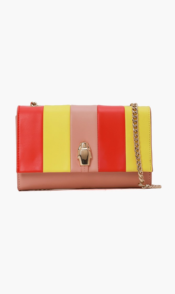 

Cavalli Class Rsvp Cruise Small Leather Sling Bag