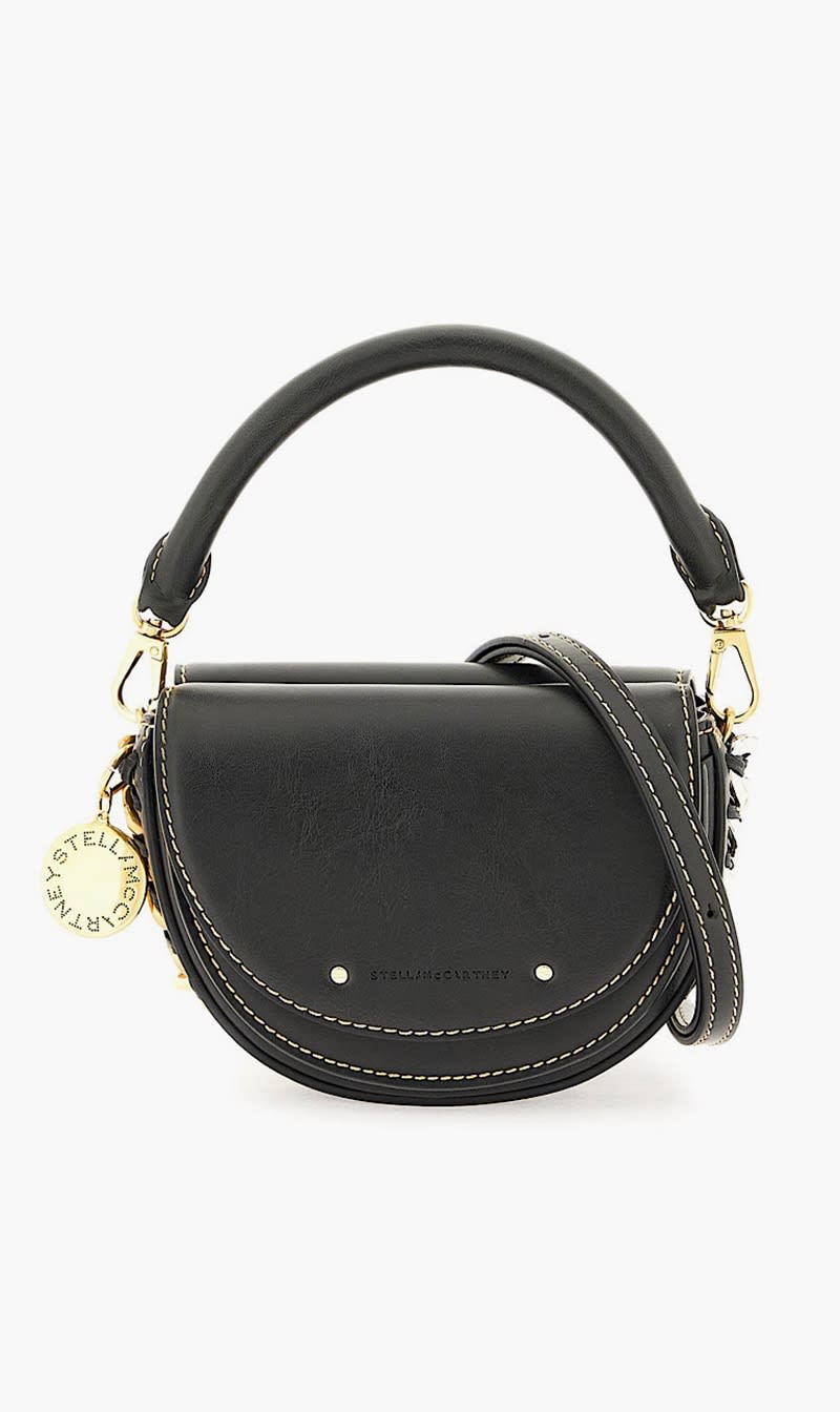

Stella Mc Cartney Black Shoulder Flap Bag Alter Mat for Women | The Deal Outlet