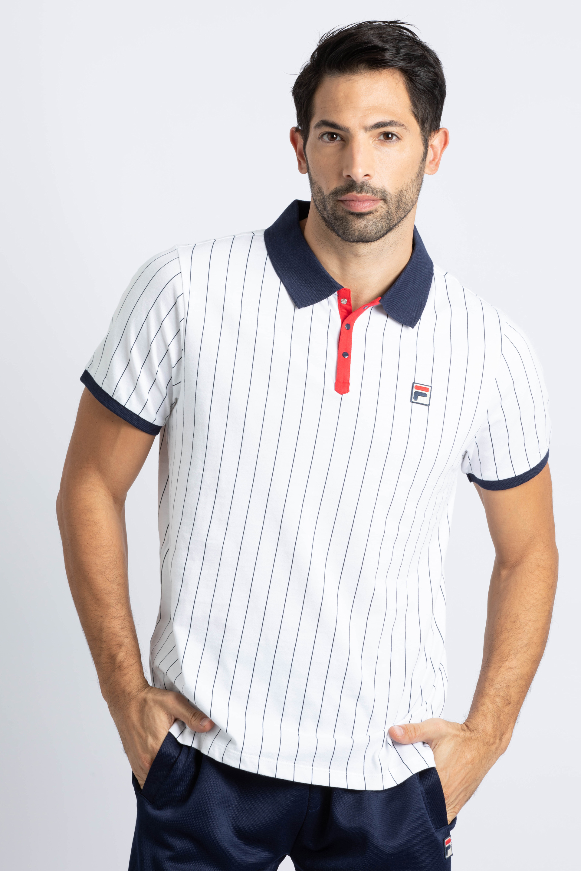 

Fila Bb1 Striped Polo Shirt
