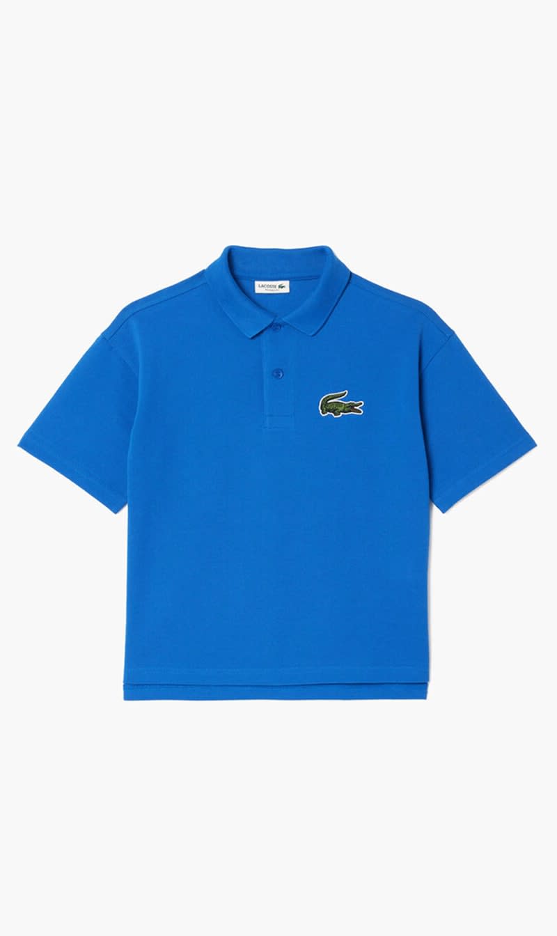 

Lacoste Blue Cotton Pique Polo Shirt for Boys | The Deal Outlet