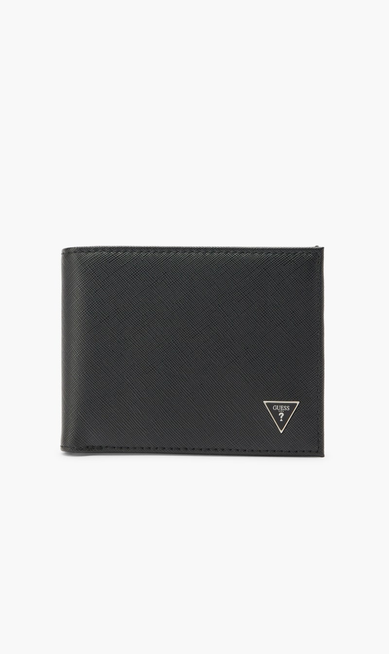 

Guess Black Certosa Billfold W C for Men | The Deal Outlet