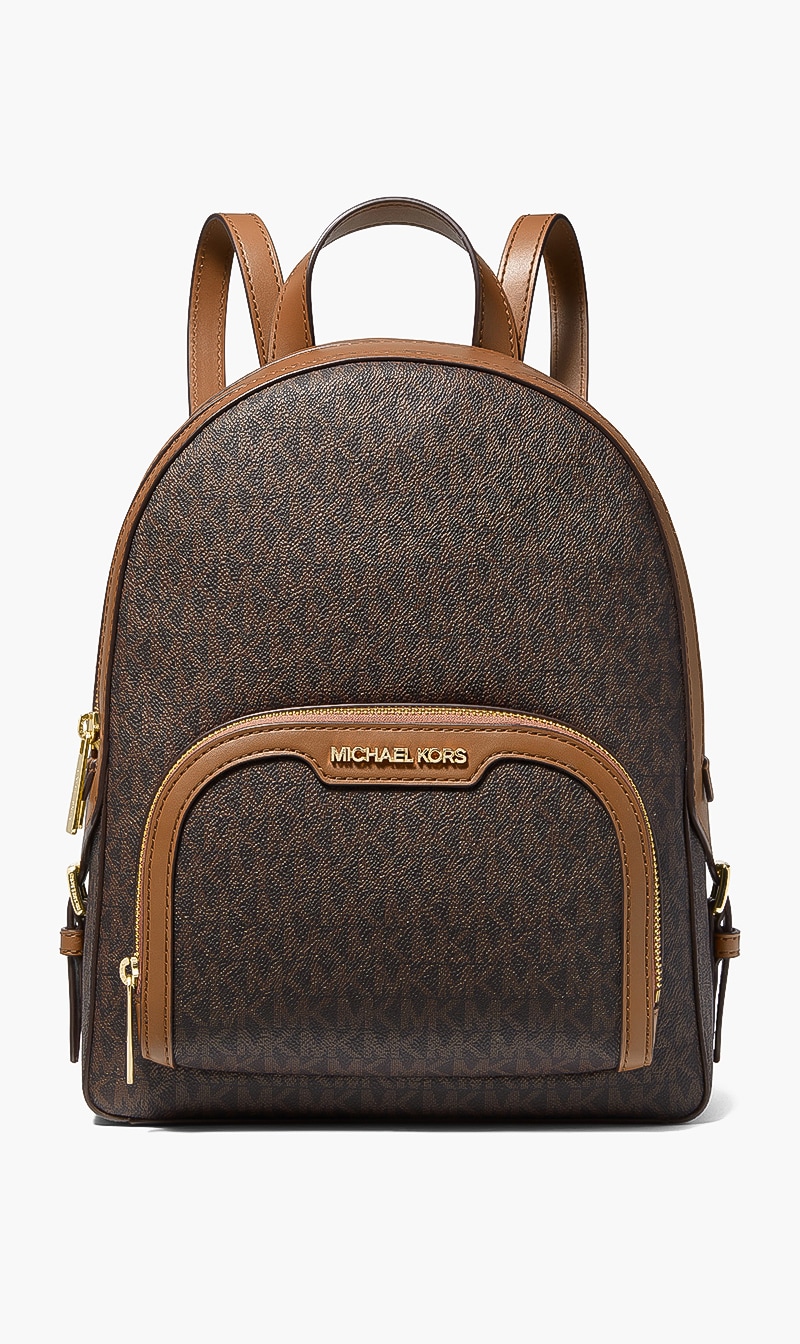 

All Over Printed Backpack, Brown