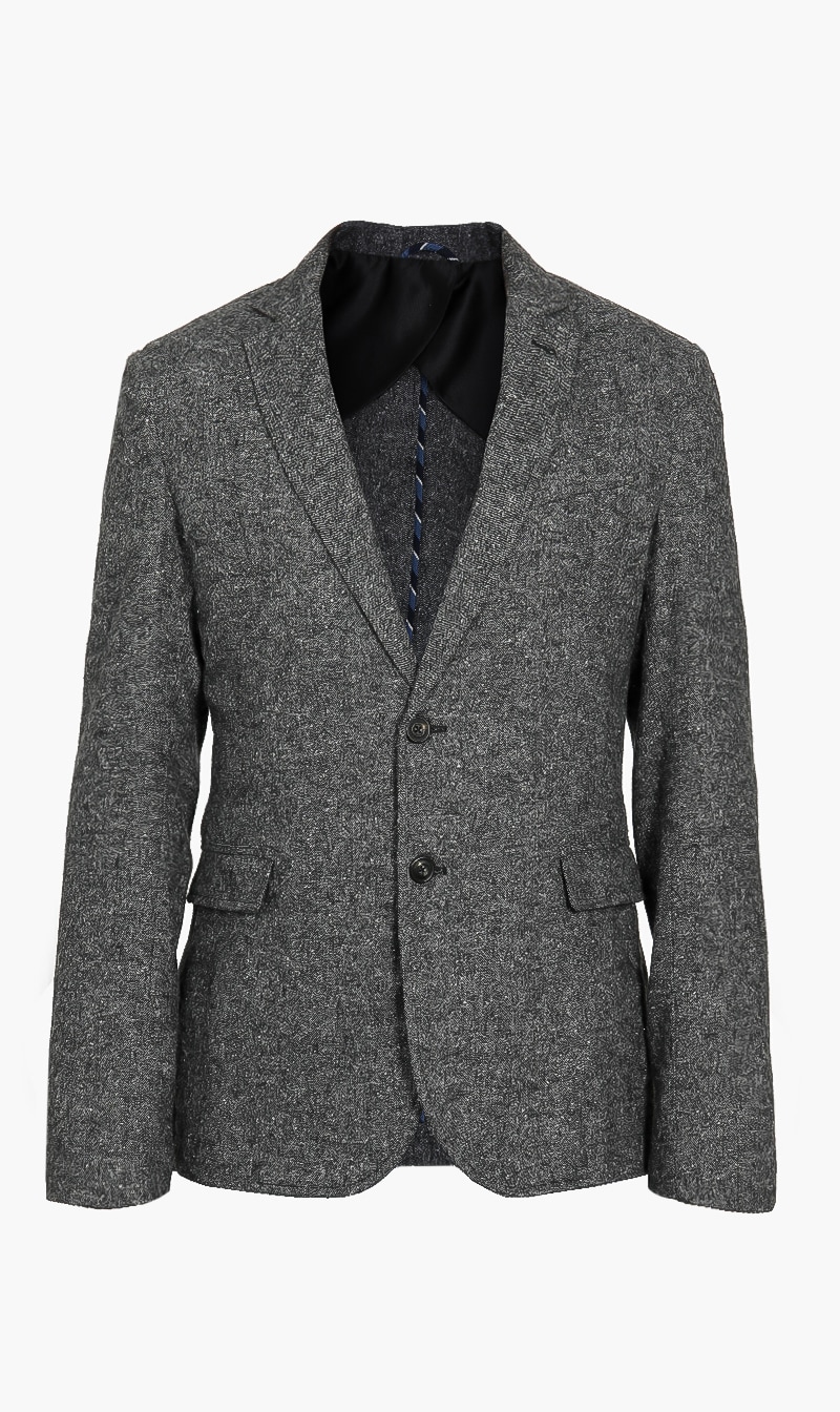 

Regular Fit Knitted Blazer, Grey