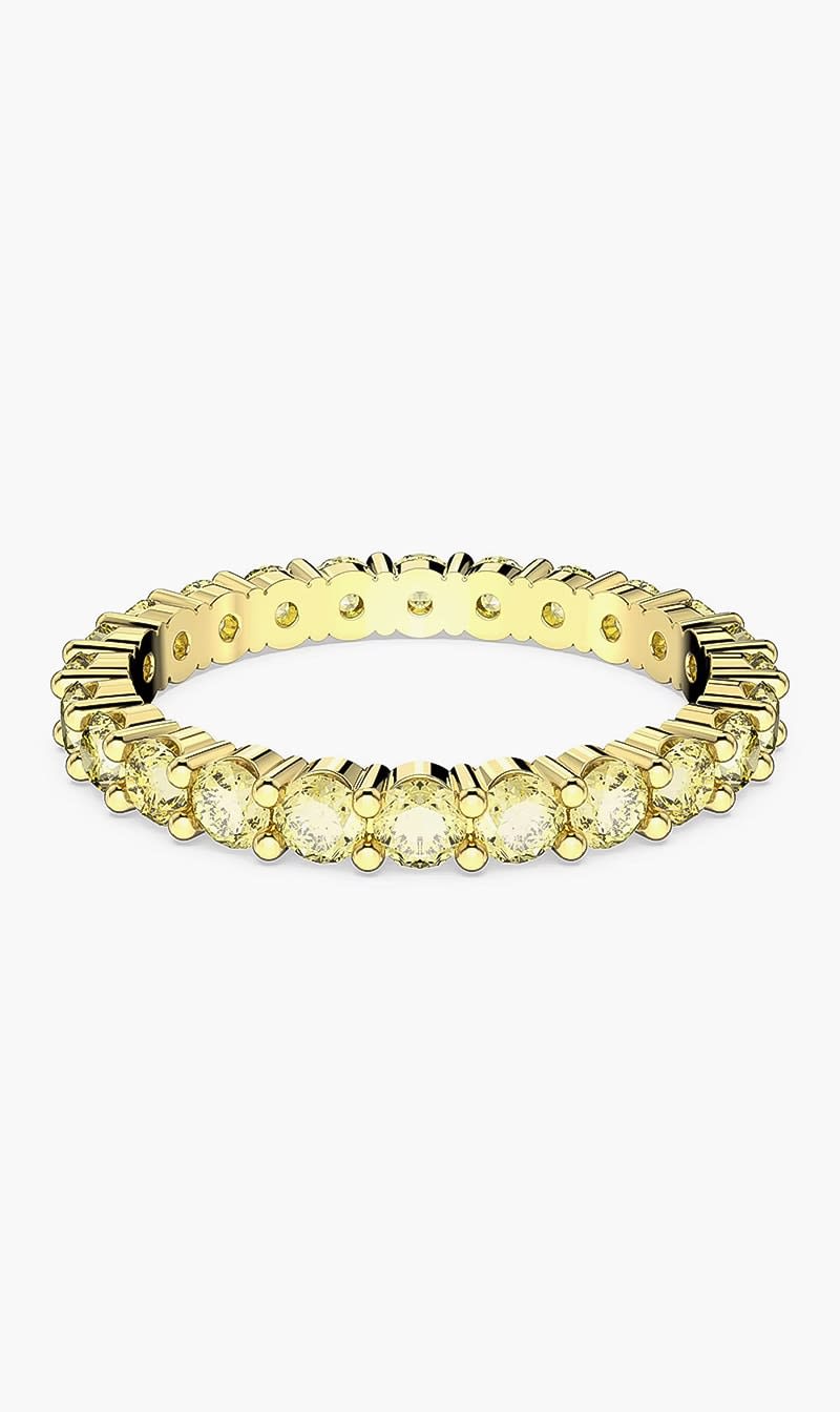 

Swarovski Others Sjc Matrix Ring Yellow Yel/gos 55 Mm for Women | The Deal Outlet