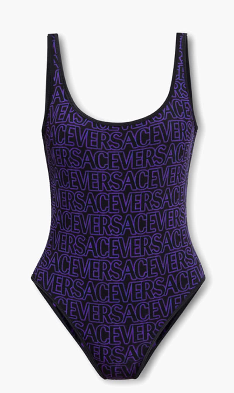 

Versace Purple Branded Reversible Swinsuit for Women | The Deal Outlet
