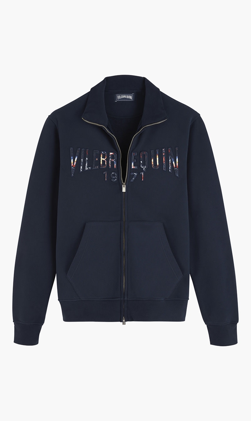 

Vilebrequin Blue Cotton Front Zip Sweatshirt for Men | The Deal Outlet
