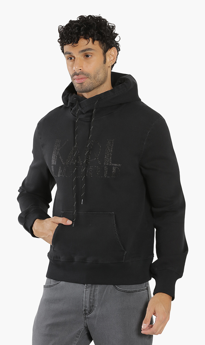 

Karl Lagerfeld Logo Hoodie Sweatshirt