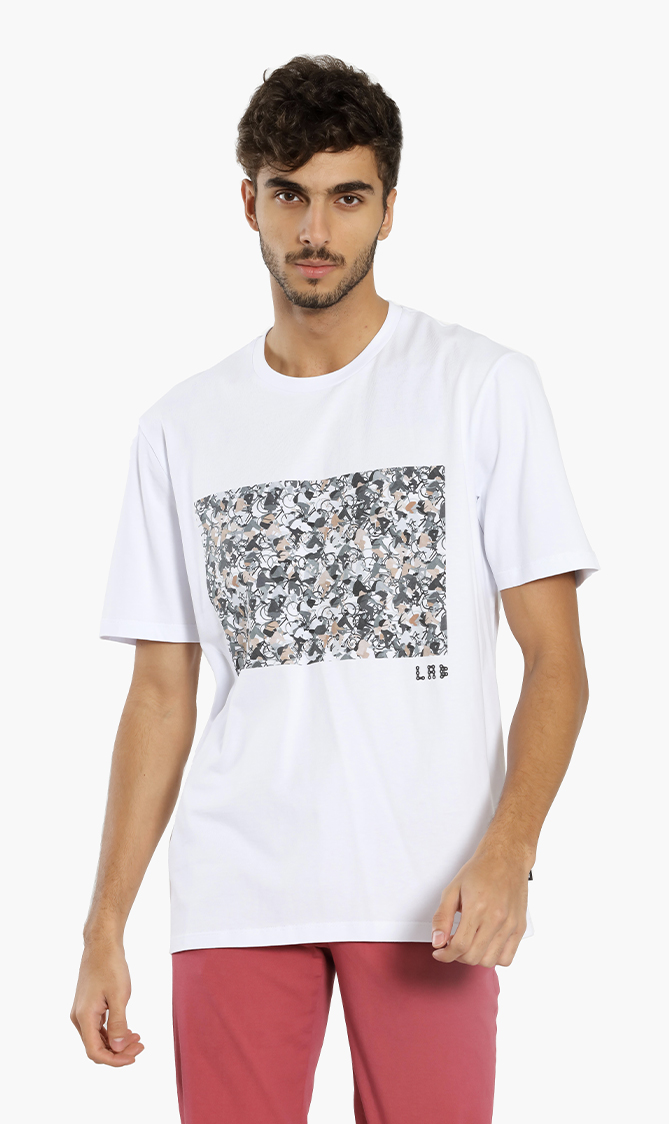 

Printed Crew-neck T-shirt