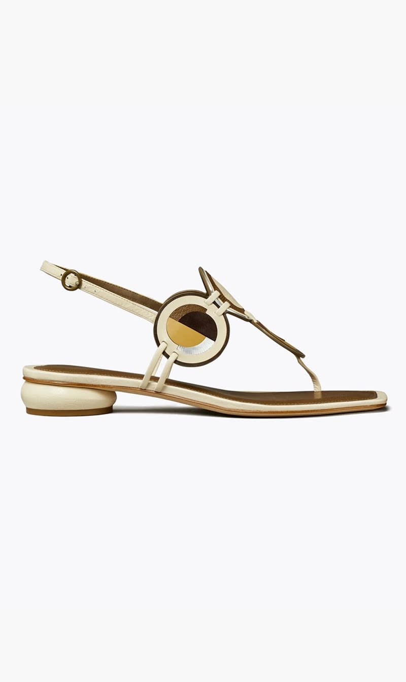 

Tory Burch Multi-color Marquetry Sandal 25mm for Women | The Deal Outlet