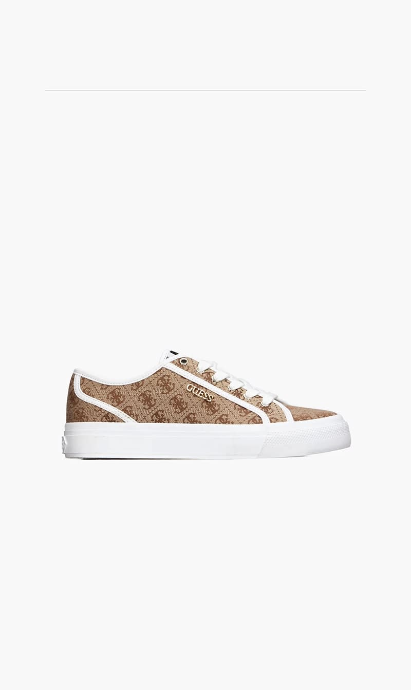 

Guess Brown Logo Jelexa Low Top Sneakers for Women | The Deal Outlet