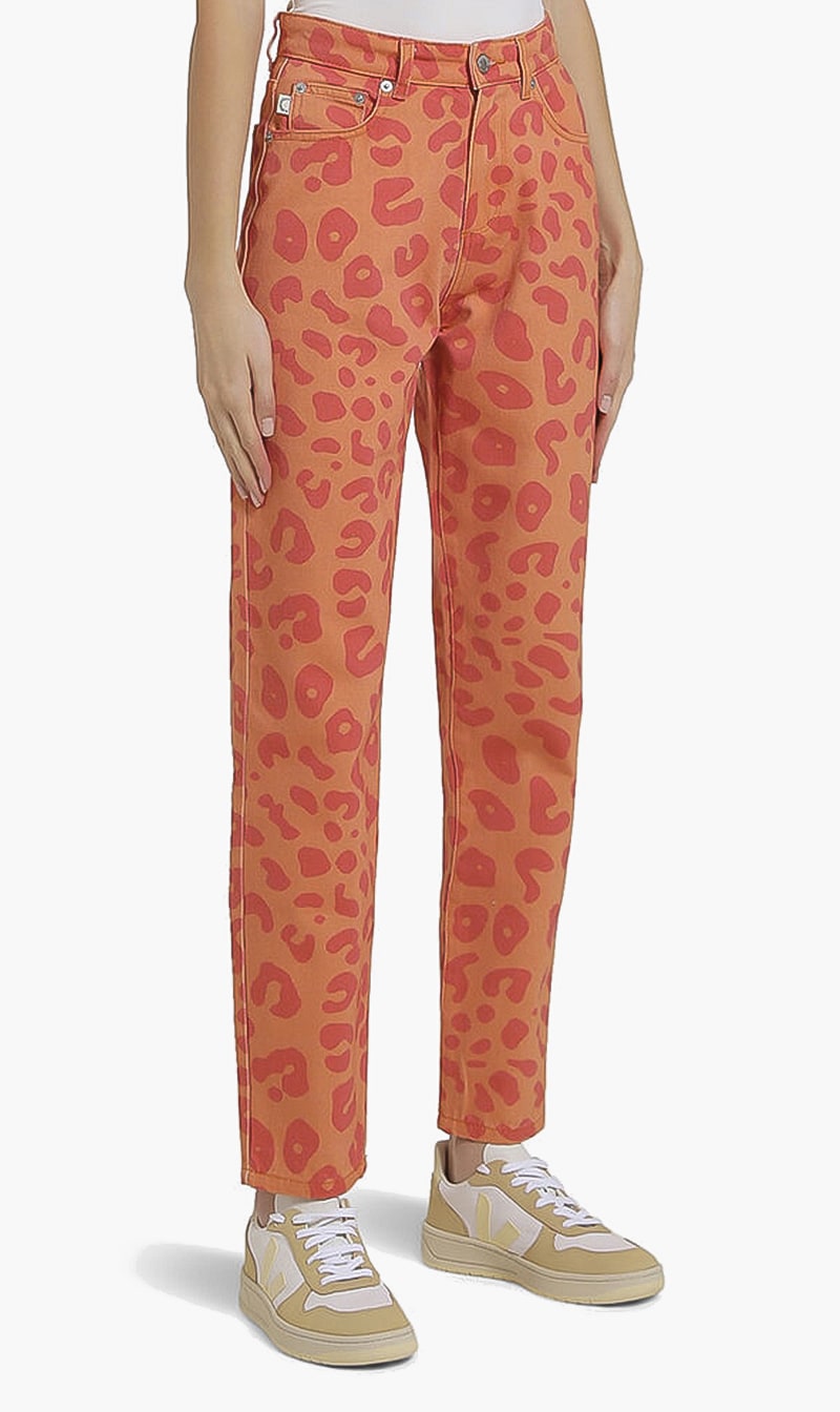 

Leopard Print Pants, Orange