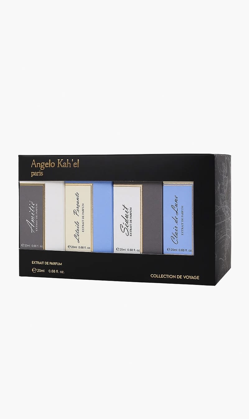 Angelo Kah'el Angelo Kah El Paris Collection De Voyage 20ml X 4 Travel Set