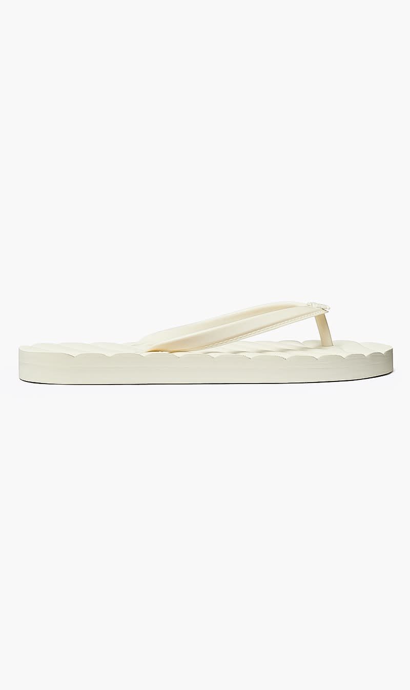 

Tory Burch White Kira Flip Flop for Women | The Deal Outlet