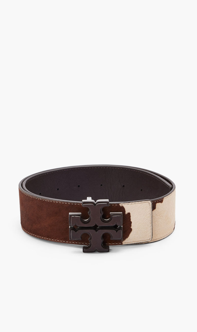 

Tory Burch Multi-color 15 Eleanor Cow Haircalf Belt for Women | The Deal Outlet