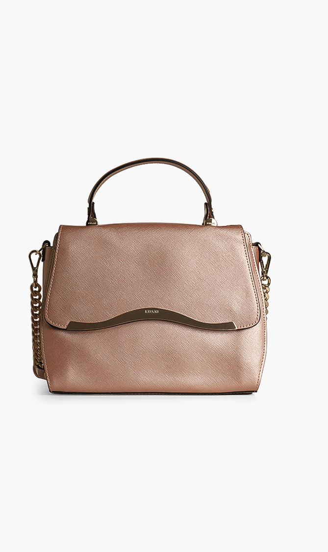 

Ripani Leather Trapeze Crossbody Bag