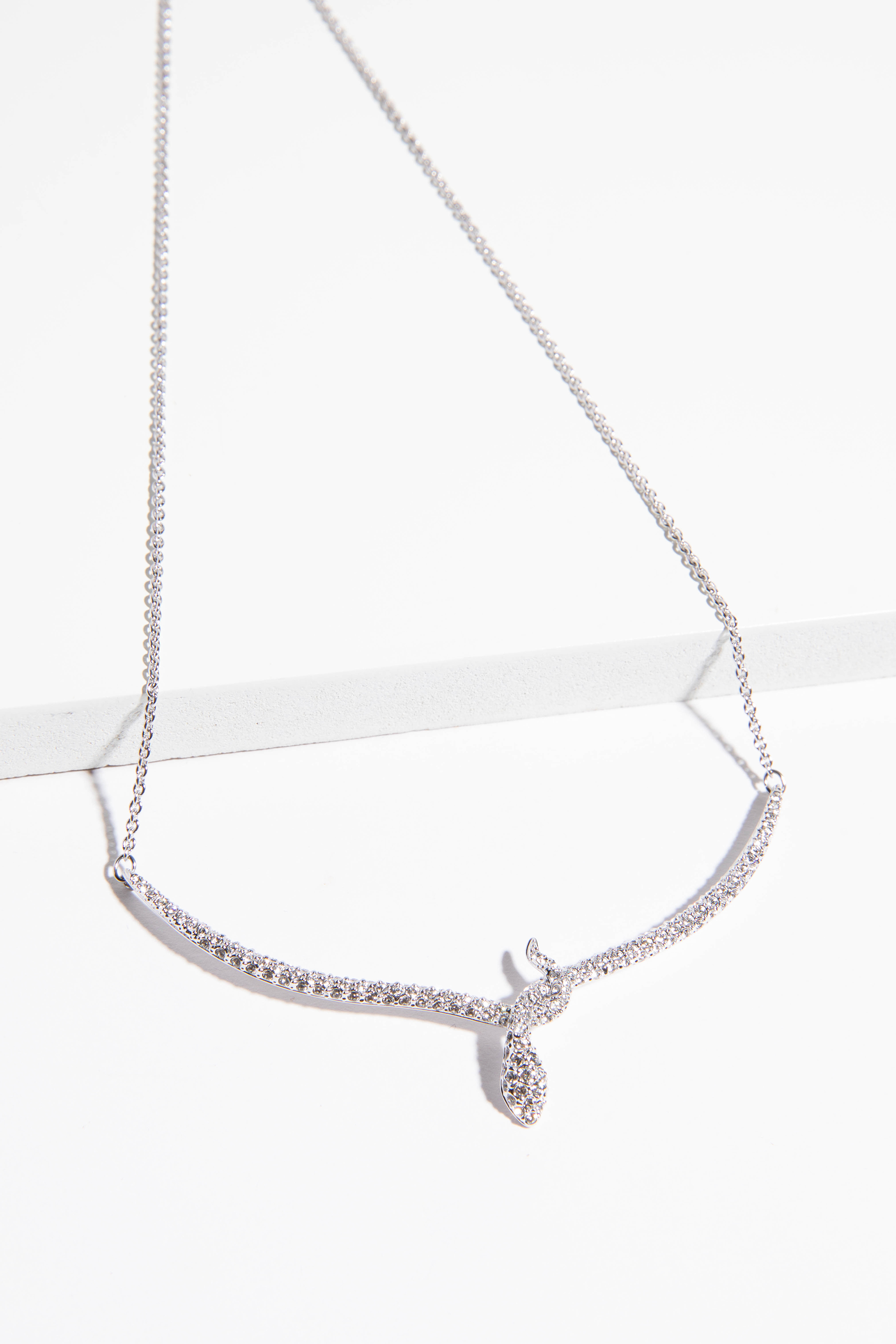 

SWAROVSKI Leslie Silver Necklace