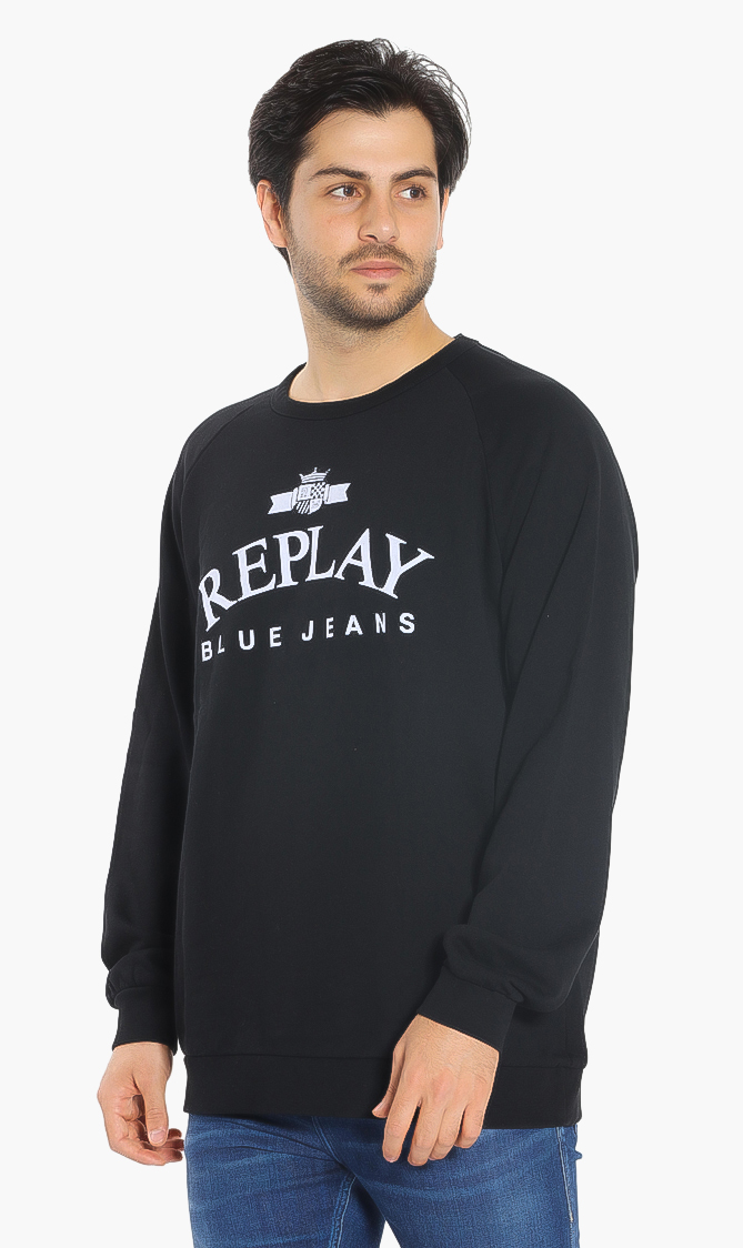 

Replay Logo Cotton Sweatshirt