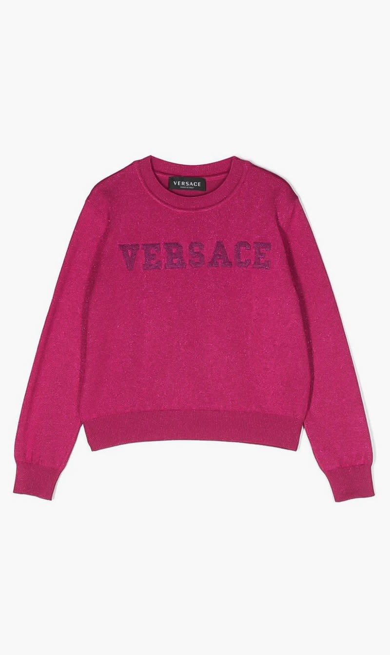 

Versace Pink Knit Sweater for Boys | The Deal Outlet