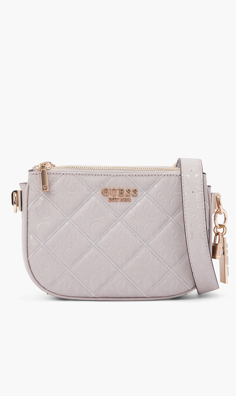 

Guess Brown Caddie Mini Status Crossbody for Women | The Deal Outlet