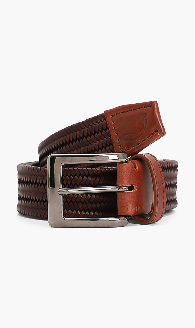 

Jacob Cohen Woven Leather Belt