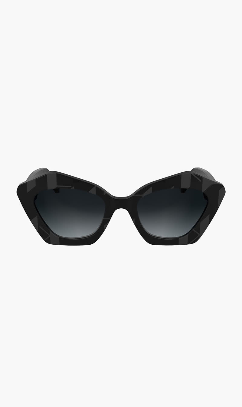 Karl Lagerfeld Black Structured Sunglasses for Women