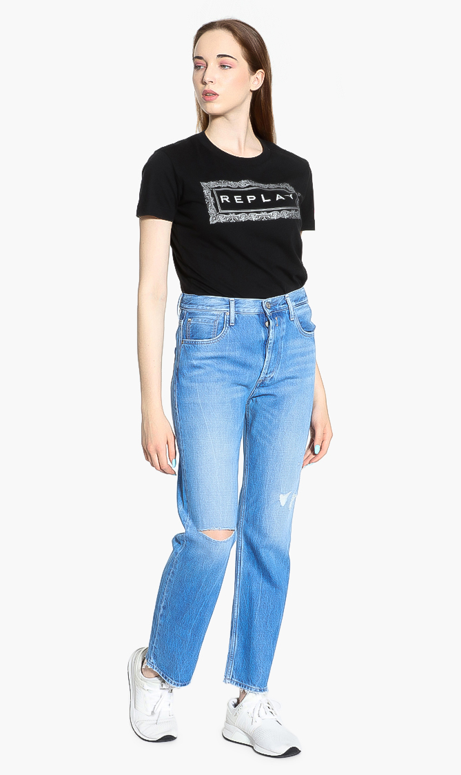 

Alexys Cropped Jeans, Blue