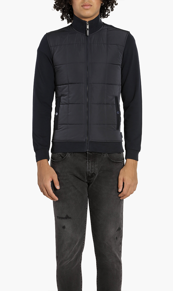 

Ted Baker Pasport Quilted Funnel-neck Jacket