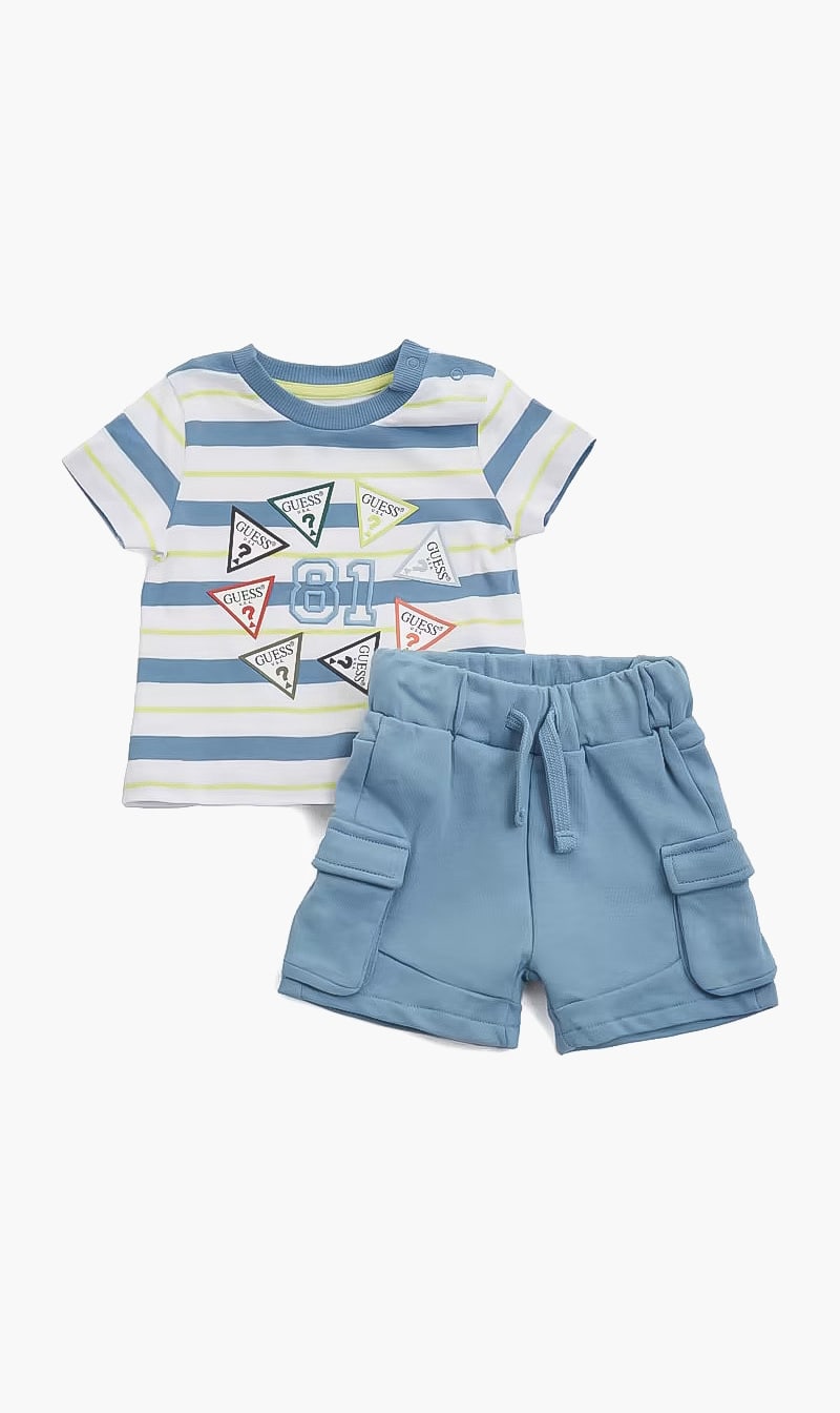 

Set Yd Ss T-shirt+active Short, White