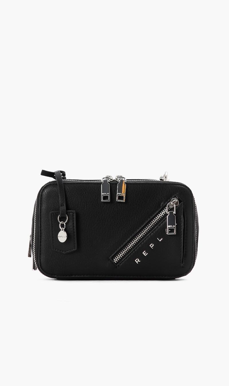 

Replay Borsa Leather Crossbody Bag
