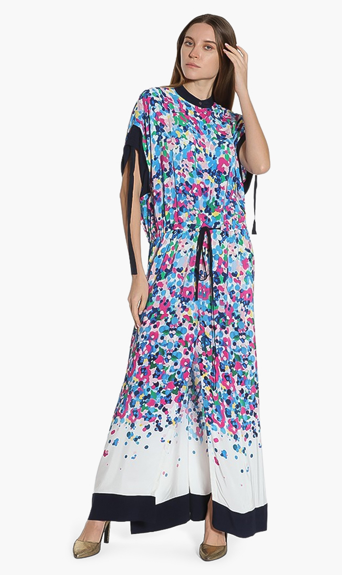 

Karl Lagerfeld Degrade Printed Maxi Dress