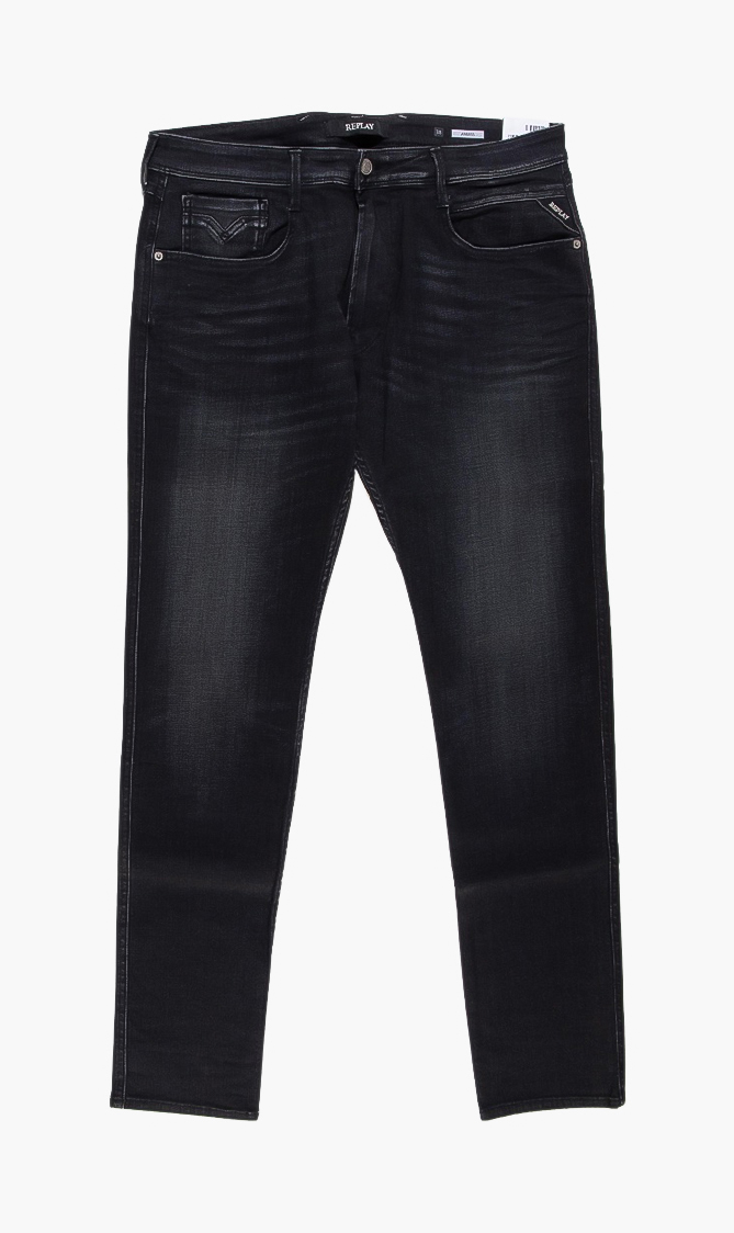 

Anbass Slim Fit Stretch Jeans, Black
