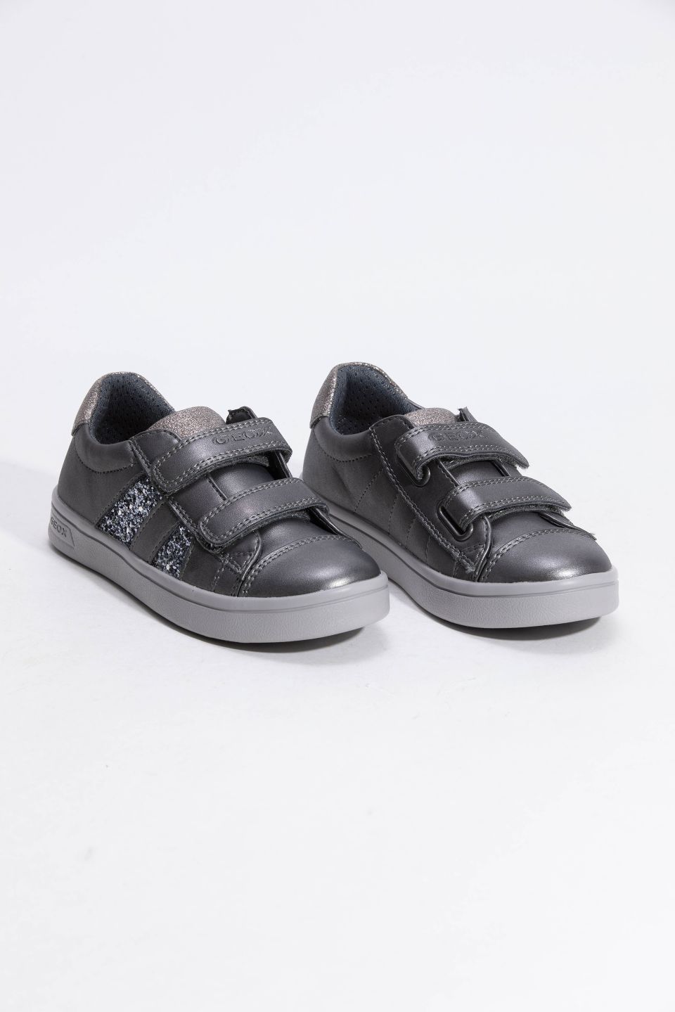 

Geox J Djrock Strap Grey Sneakers