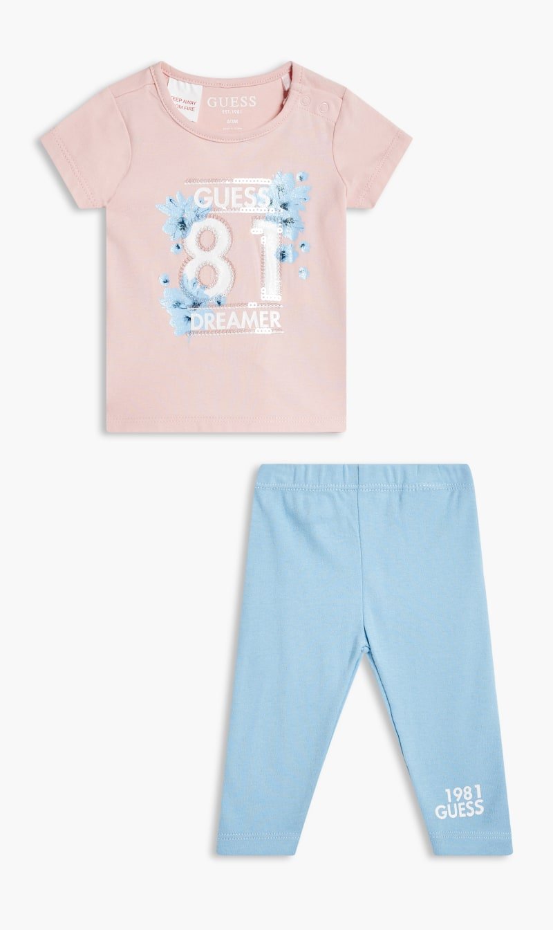 

Set Ss T-shirt+jerse - Light Stretch Jersey 160, Pink