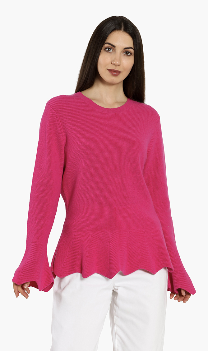 

Ted Baker Bobbe Peplum Knitted Sweater
