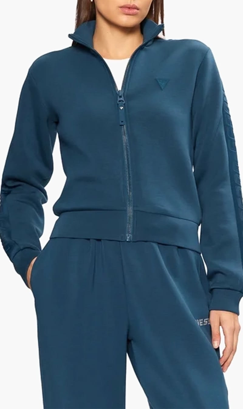

Guess Blue Regular Jacket for Women