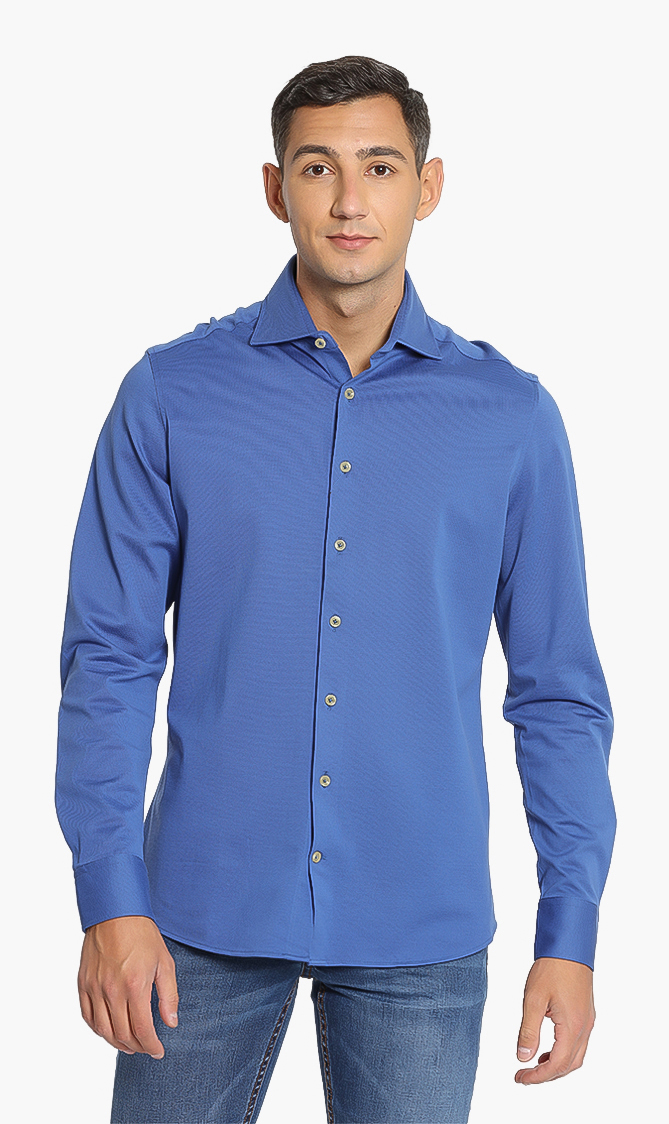 

Hackett London Mayfair Jersey Chelsea Slim Fit Shirt