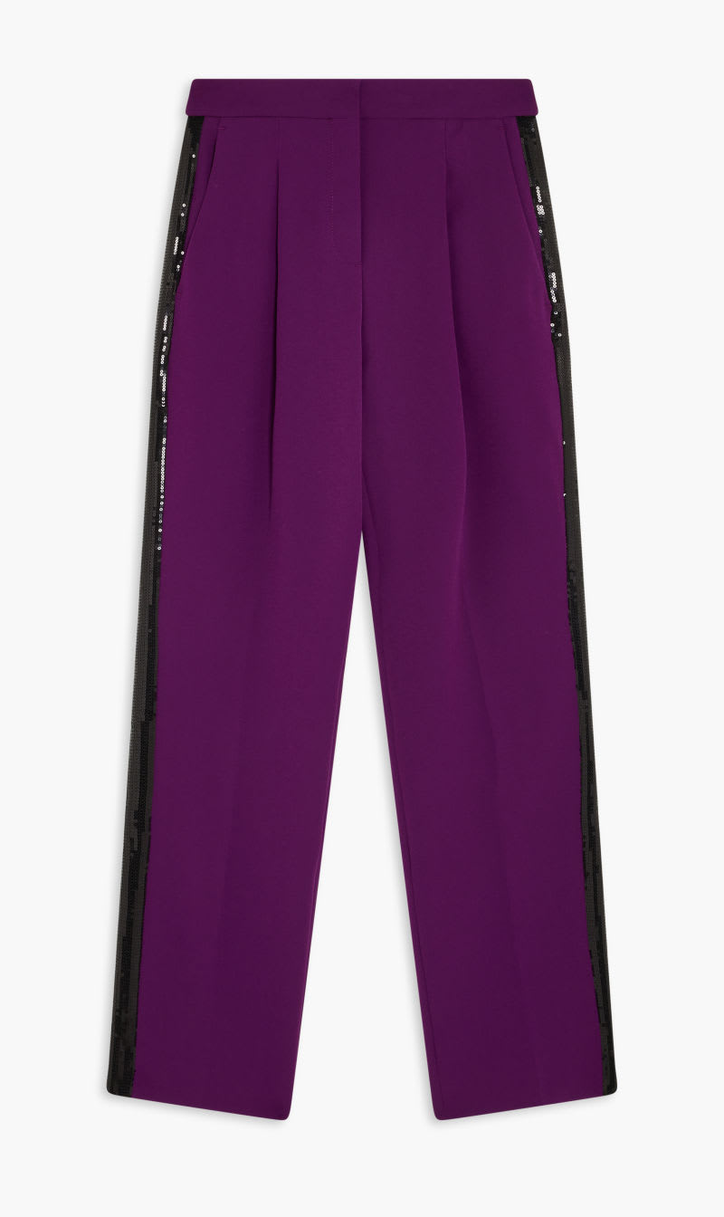 

Karl Lagerfeld Purple Tailored Evening Pants for Women | The Deal Outlet