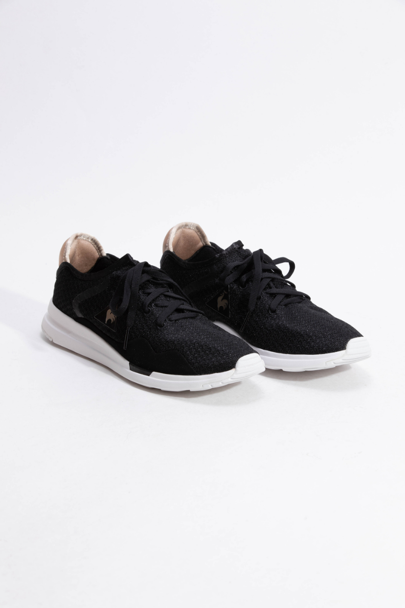

Le Coq Sportif Solas Shiny Black Trainers