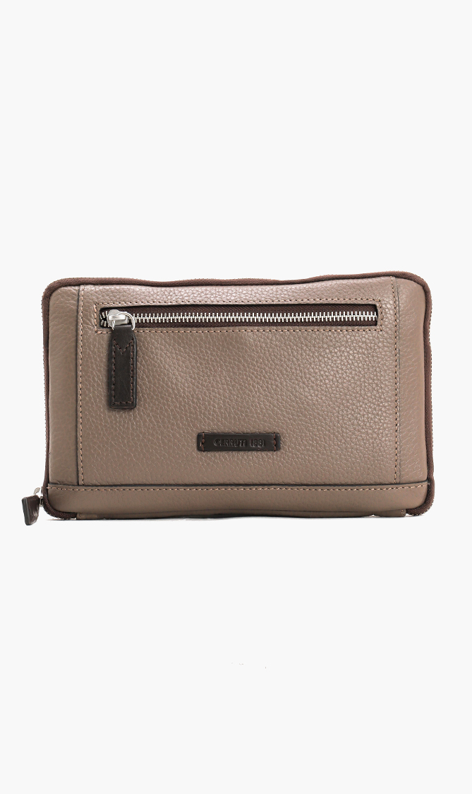 

Cerruti Monaco Leather Clutch