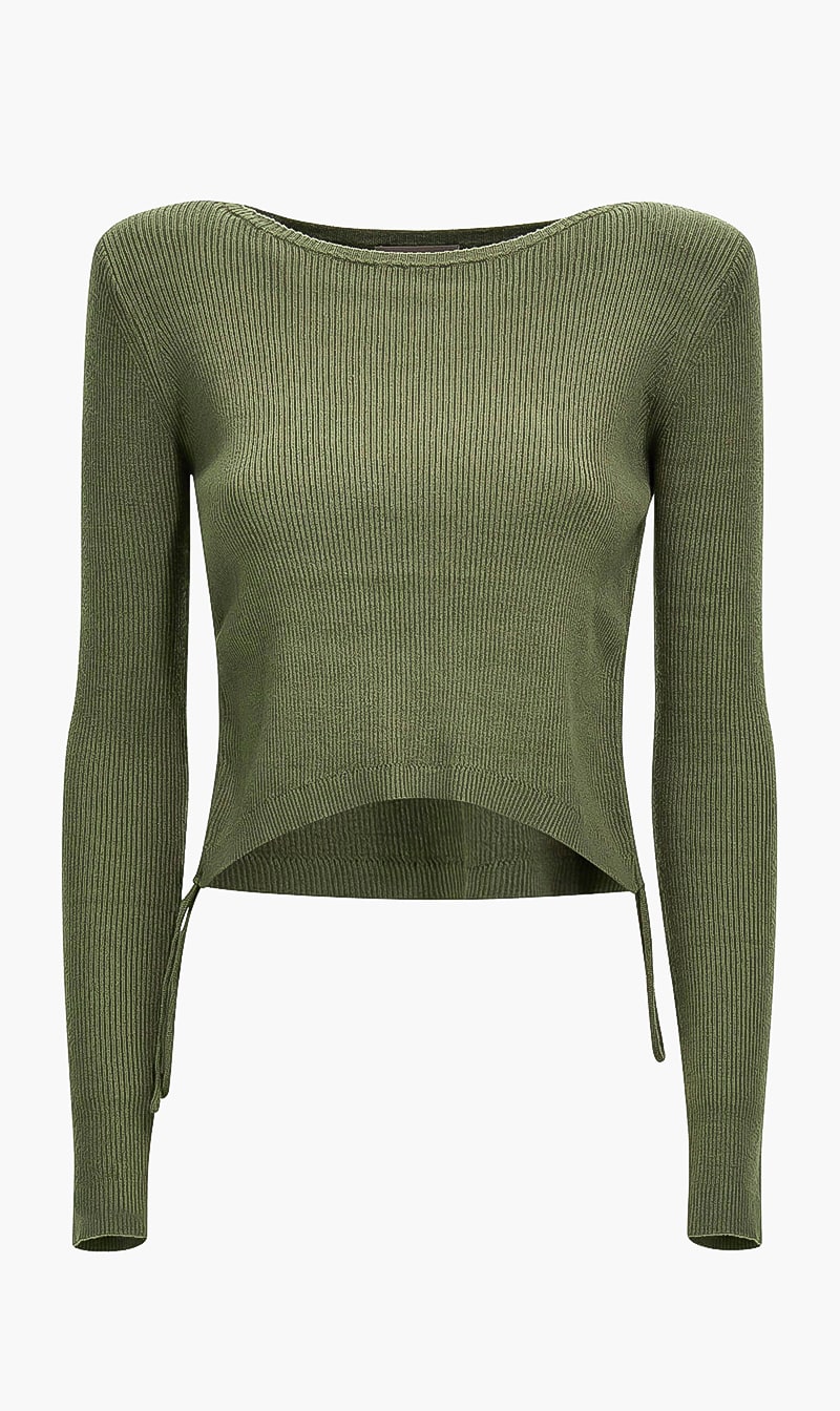 

Knitted Sweatshirt, Green