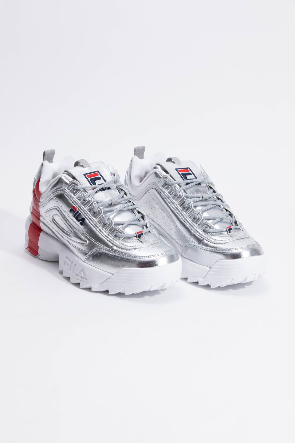 

FILA Disruptor Ii Gift Metallic Silver Sneakers