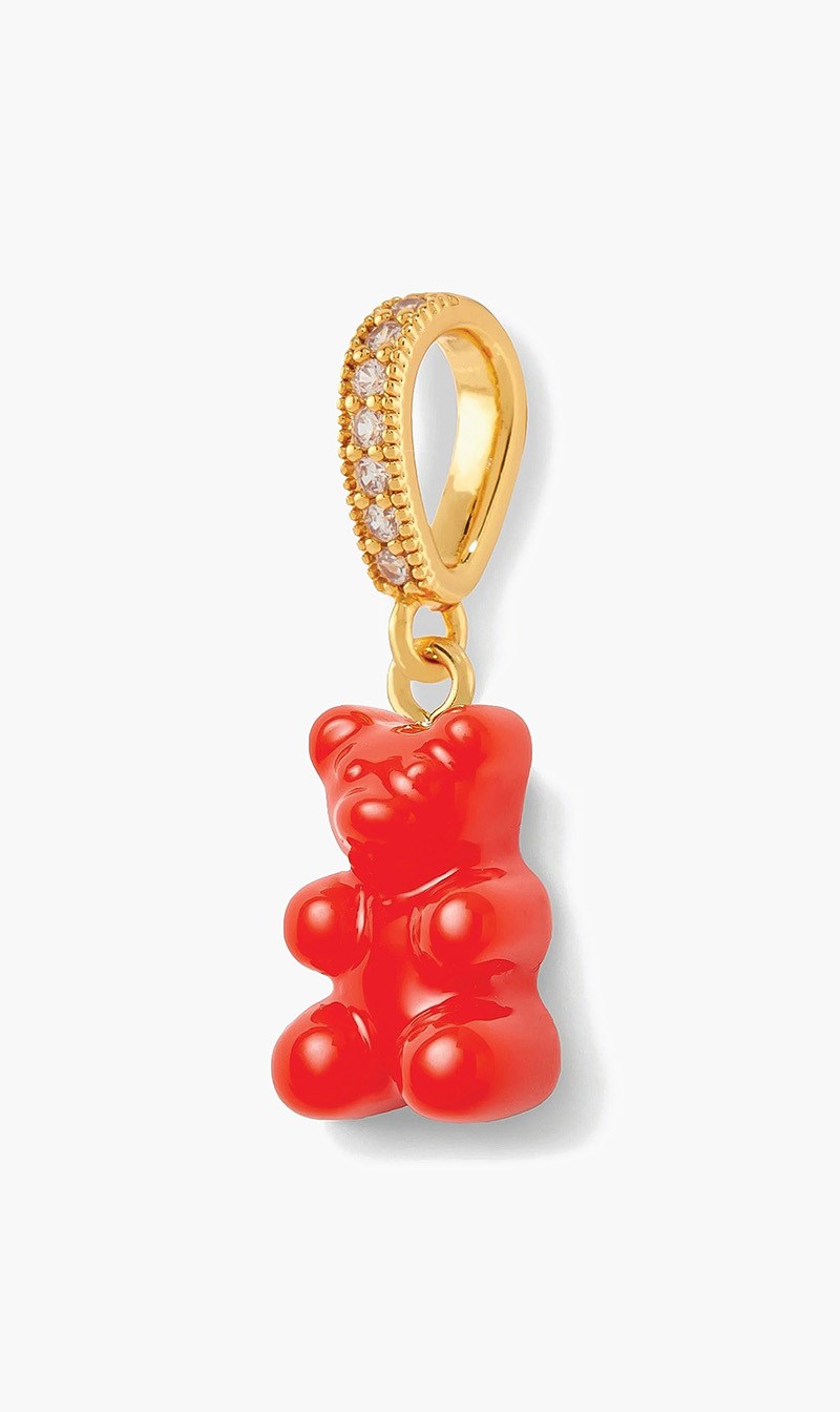

Cyz Nostalgia Bear - Pave Connector - Sangria